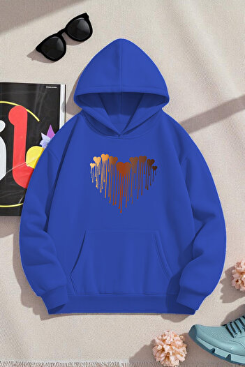 uyguntarz Φούτερ Unisex MELTING HEARTS με σχέδιο