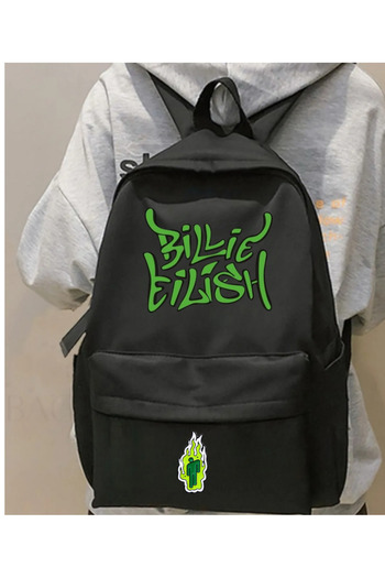 Touz Moda Billie Eilish Printed Unisex School Backpack