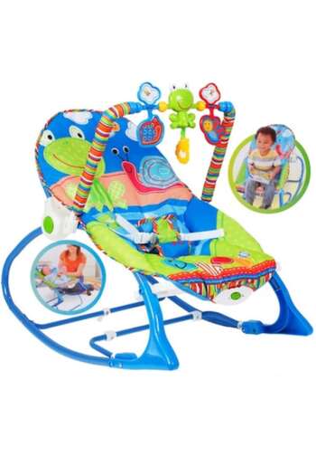 JHT Balansoar Multifunctional 3 in 1 Home, 0-18kg, Bara de jucarii detasabila, Muzica si Vibratii li