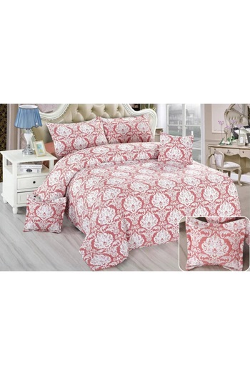 CHIRASO CHIRASO Linen, Crepe Muslin, Microfiber, Sheet 220x240 cm, Duvet Cover, 4 Pillowcases