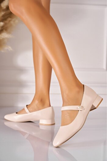 Joana Women's casual shoes Beige made of Eco-leather Suzana2