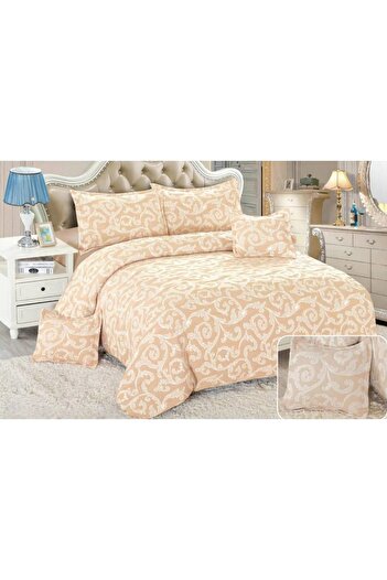 CHIRASO CHIRASO Linen, Crepe Muslin, Microfiber, Sheet 220x240 cm, Duvet Cover, 4 Pillowcases