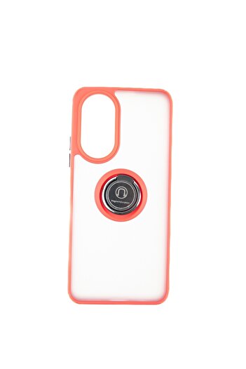 OEM Soft Shape Collection Back Cover With Ring Compatible with Honor X7 4G - Red
