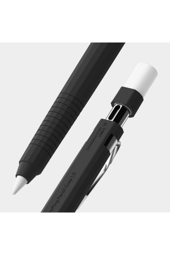 Ringke Apple Pencil USB-C Case | Silicone Drafting Pencil Case | Black