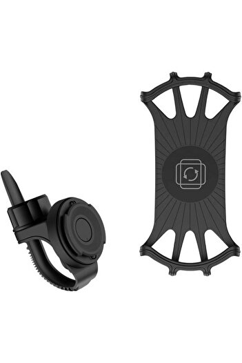 TELLUR Detachable Mount for Phone 4"-6.5" for Bicycle BPH100, Black