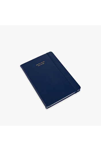 Lifestyle Slogan Print Ruled A5 Notebook