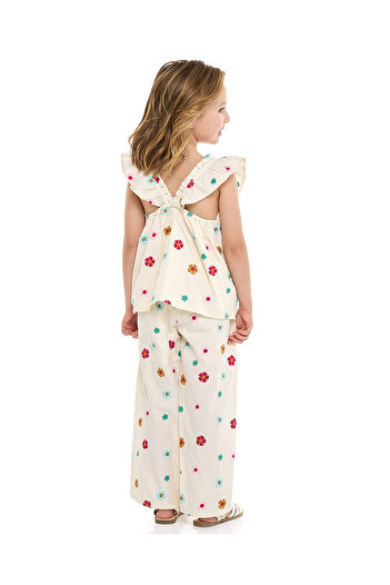 R&B Embroidered Top and Pant Set