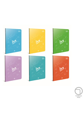 Gıpta Back Wire Stitching Pp Cover Notebook A5 80-4