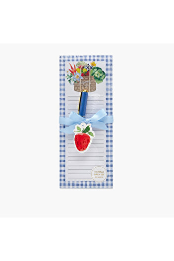 Lifestyle Printed Notepad and Pen Set