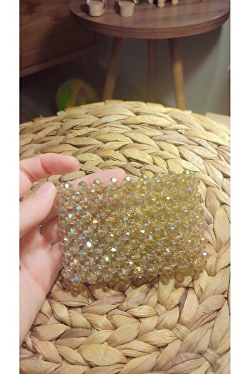 shamatolyesi Shamatesi Handmade Card Holder with Crystal or Beads – 6×10 cm Bank Card Wallet