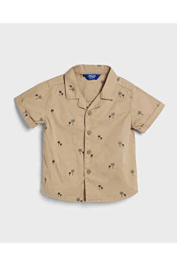 R&B Printed Shirt and Shorts Set
