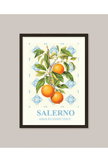 Vetro Design Salerno Oranges Framed Poster