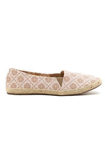R&B Beige Women's Patterned Slip On Shoes