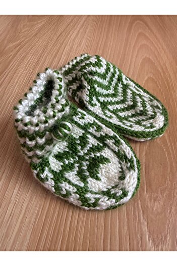 Hena Store Hand Knitted Children's Booties