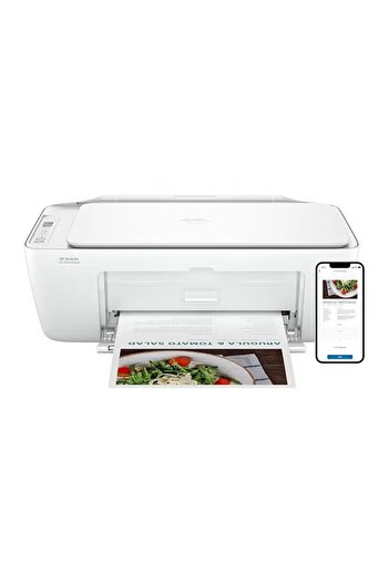 HP طابعة DeskJet Ink Advantage 2876 متعددة الإمكانات - طباعة، مسح ضوئي، نسخ | لاسلكية | بيضاء