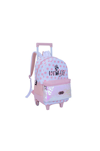 Minnie Mouse TROLLEY 16" W/ PENCIL CASE Dots&Glitter Design