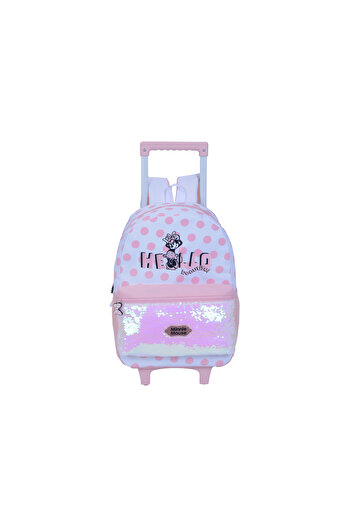 Minnie Mouse TROLLEY 16" W/ PENCIL CASE Dots&Glitter Design