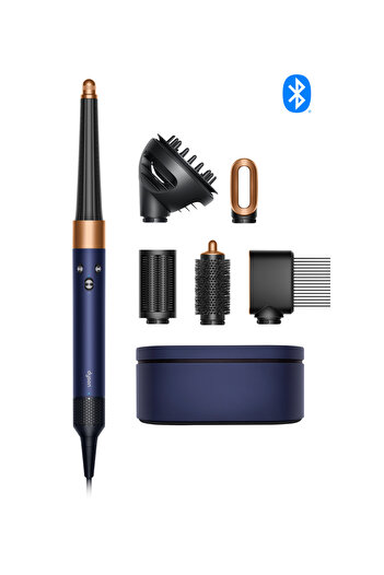 DYSON Airwrap i.d.™ saç şekillendirme ve kurutma seti-Kıvırcık+Bukleli (Prusya mavisi/Parlak bakır)
