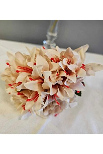 tml temalife 2 BOUQUETE (5 ramuri) de floare clopotel 34 cm buchet de mână aranjament în vază floare decorativă
