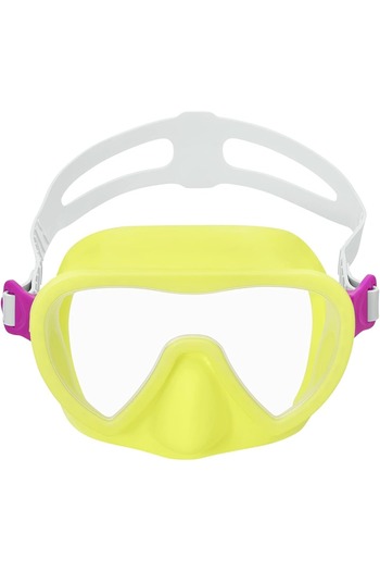 BESTWAY Guppy Kids Snorkel Mask – Leak-Resistant, UV-Protected Polycarbonate Lens”