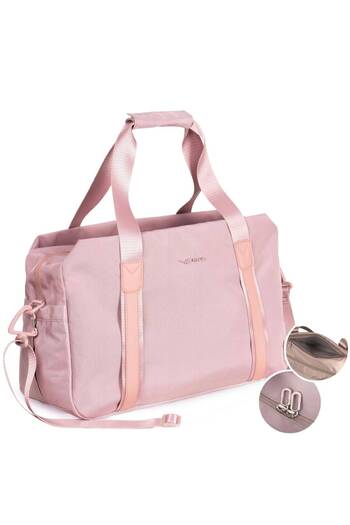 WINGS BRAND WINGS Skylark Unisex Sport Travel Bag, Pink, 19L, Water Resistant