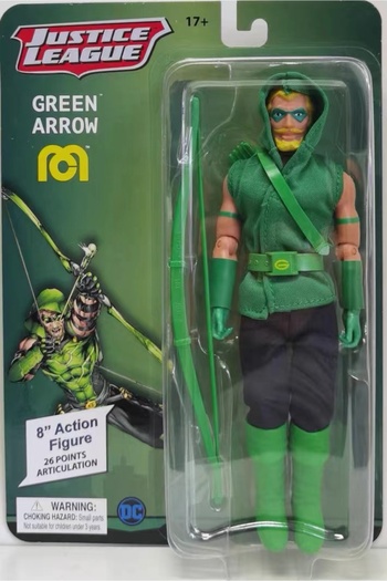 Hasbro Green arrow Original 8 Inch Mego Action Figure Planet of the Apes DC Comic Shazam Green Arrow Movie