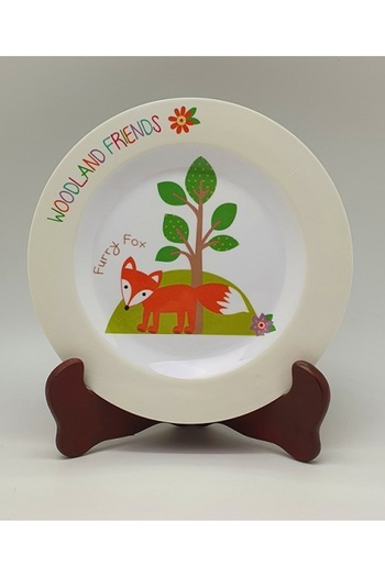 OEM Gemma plate 20 cm 8STX, furry fox pattern