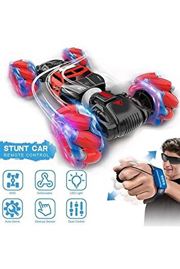 rexa RC Stunt Car with Remote & Gesture Sensor – Electric Toy Car