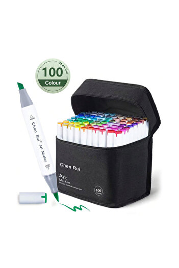 Choice 1CRMKB100 Alcohol Markers Set, 120/80/60/48 Color, Dual Tip Chisel & Fine, Alcohol-Based Art Markers