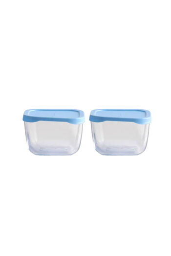 Paşabahçe Snowbox 3-Piece Storage Container - Blue