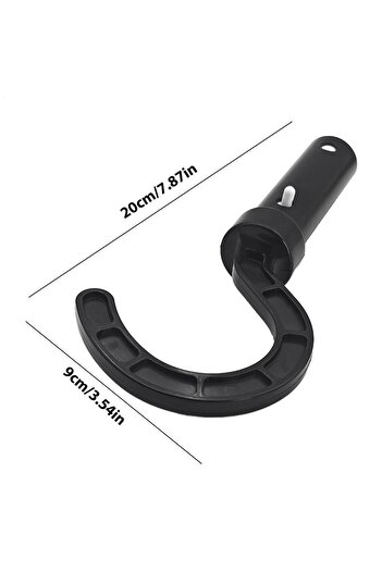 Choice Black 1pc Robotic Pool Cleaner Hook ABS General Swimming Pool Vacuum Robot Telescopic Pole Hook Acce