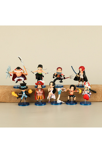 Funko No Box 9pcs one piece 9pcs/set One Piece Zoro Ace Sabo Shanks Edward Hancock Yamato Katakuri Roger A