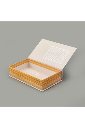Evidea Deco Bohemian Decorative Box - Beige - 19,5X12X5 cm