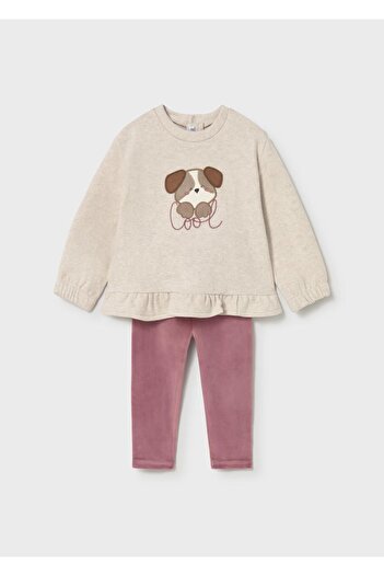 MAYORAL Baby Girl Dog Leggings Set