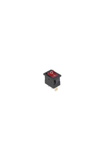 OEM Interruptor 3 pin ON-OFF red 16A 250V with retention