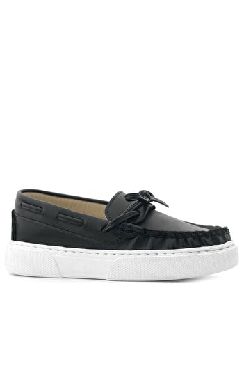 Rakerplus Black Skin Extra Light Children's Loafer Shoes