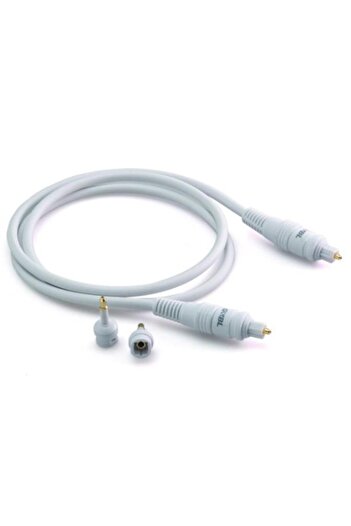 GBL G&B 6106 Optical Cable Toslink Gold Metal 6106 2 m White