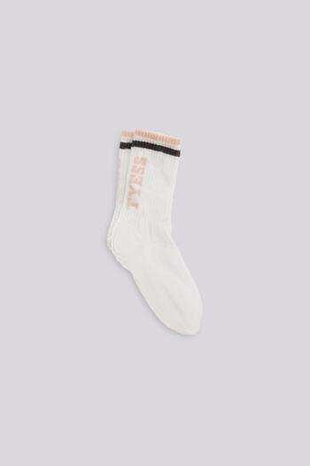 Tyess BG Store Бели чорапи за момиче