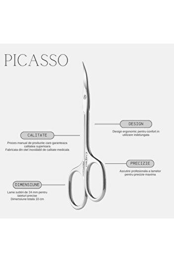 Cupio PRO Picasso professional cuticle scissors