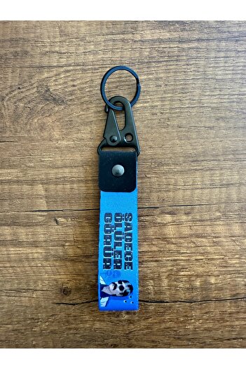 Duftpalm Nuts Only See the Dead Design Fabric Automobile Motorbike Keychain Accessory