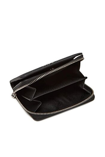 Calvin Klein CK MUST AOP MD ZIP AROUND W FLAP SİYAH-OS