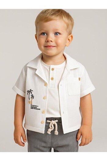 Zekids Baby Boy Triple Jacket and Trousers Suit