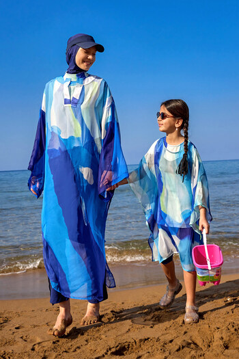 Marina 6–12 Years Compatible Patterned Girl's Pareo – Cp2501