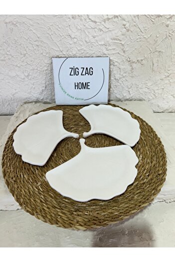 Zigzag Home Dekoratif 3 Parça Yaptak Tabak ,Tepsi , Kase ,Organizer , Çok Amaçlı ,Sunum Tepsisi