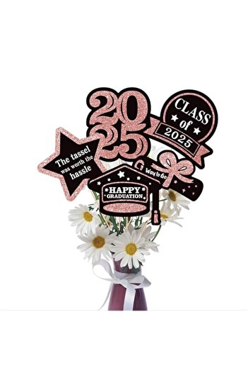 Generic Tazweeq 5 Packs Graduation Card, Plug Ins Labels Cards Tag Flower Vase Graduation Decorations, Vase