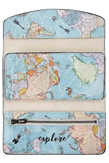 Dogo Women's turquoise wallet - explore design