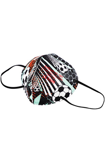 Andum FFP2 Masks Light Green/Black Set of 30, model AD-1001, 5 layers, individually wrapped