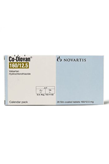 NOVARTIS PHARMA Co-Diovan 160mg/12.5mg tablet