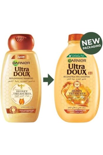 Garnier Ultra Doux Honey Treasures Shampoo for Hair Repair, 400ml