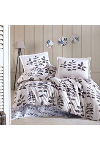 Ralex Double Bed Linen 100% Cotton Ranforce 4 Pieces Extra Large, Bedsheet 240 x 260 cm, Duvet Cover 200 x